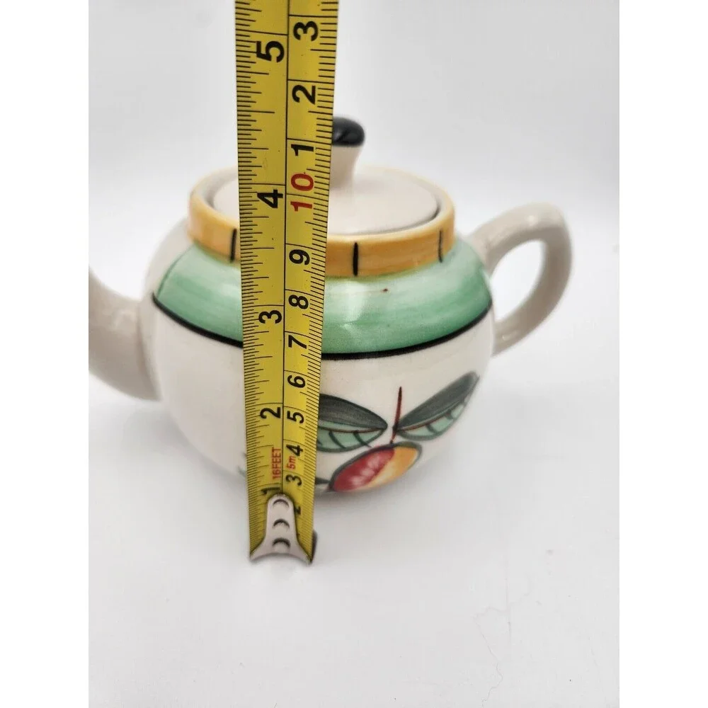 Vintage Decorative Porcelain Teapot Hand Painted Housewares‎ International